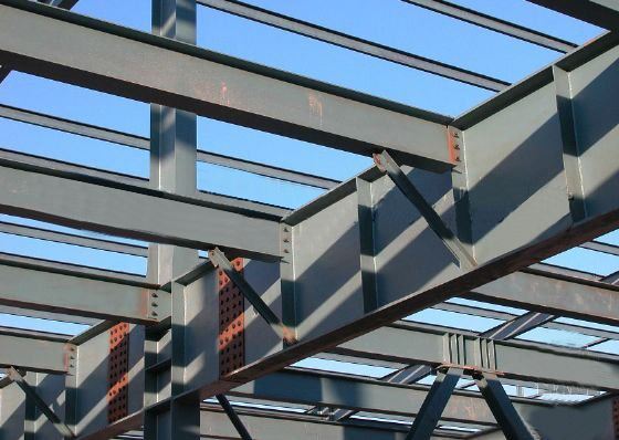 knee bracing in steel structure building 